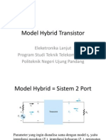 Model Hybrid Transistor BJT 