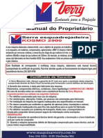 Manual Da Serra Circular Esquadrejadeira Com Eixo Inclinavel Sem Motor, Koemo 2900 - Verry