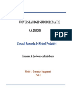 Economia Dei Sistemi Produttivi 01 Lez 1a - Economia&Management