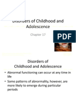 Abnormal Psychology Chapter 17 - Disorders of Childhood and Adolescence