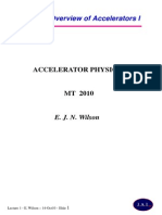 Accelerator Physics - Wilson