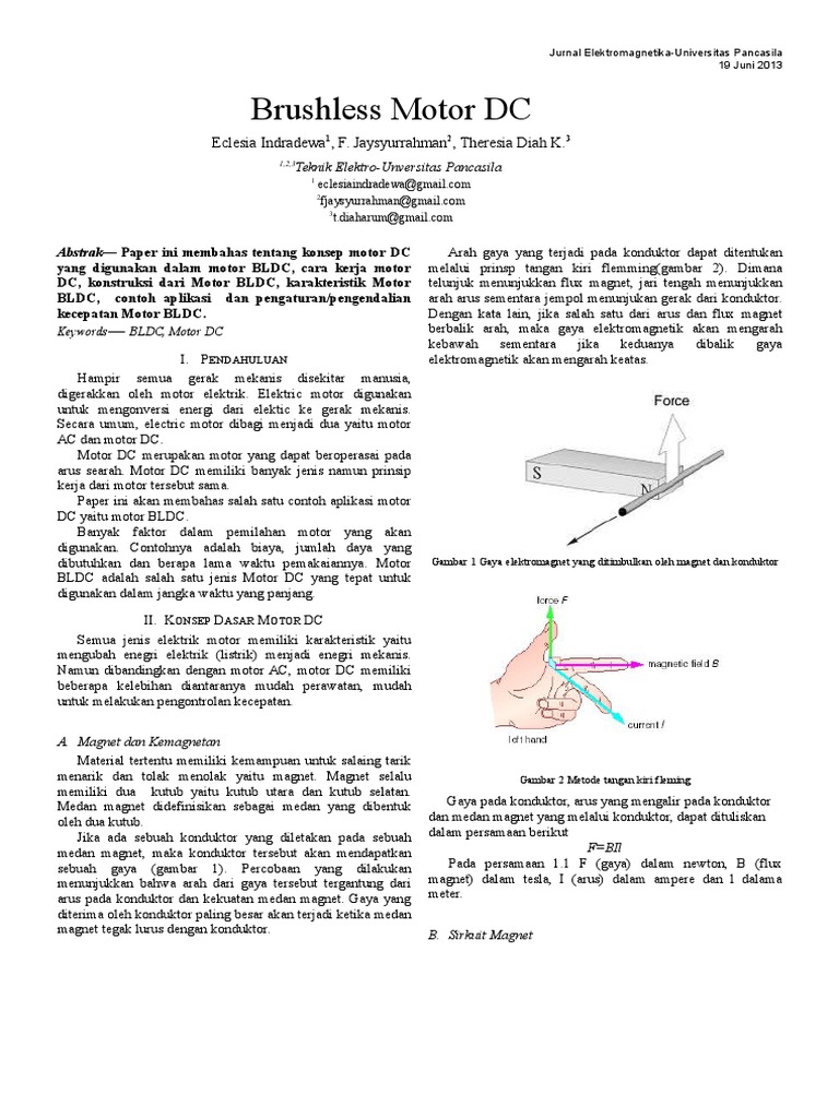 Brushless Motor DC 1