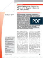 Flatfoot Deformity in Children and Adolescents- Surgical Indications and Management
