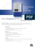 Blueplanet: Kaco XP10U-H4 Grid-Tied Inverter