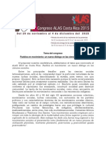 Convocatoria 2015