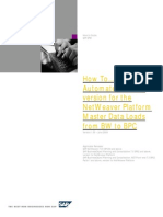 How to Automate BPC 7.0 Version for the NetWeaver Platform Master Data Loads From BW to BPC