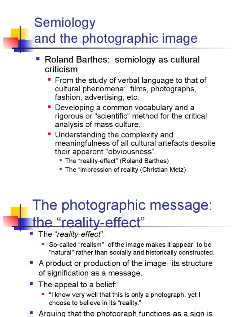 Semiotics Theory Media