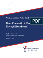 Does Connecticut Have Enough Healthcare?
