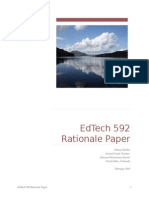 Ed Tech 592 Rationale Paper