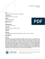 Psychopharma in DERMATOLOGY