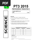 Contoh Muka Depan Kertas Soalan Peperiksaan Percubaan PT3