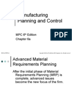 Manufacturing Planning and Control: MPC 6 Edition Chapter 6a