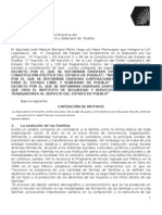 Reforma a leyes permitir unión personas mismo sexo condensada