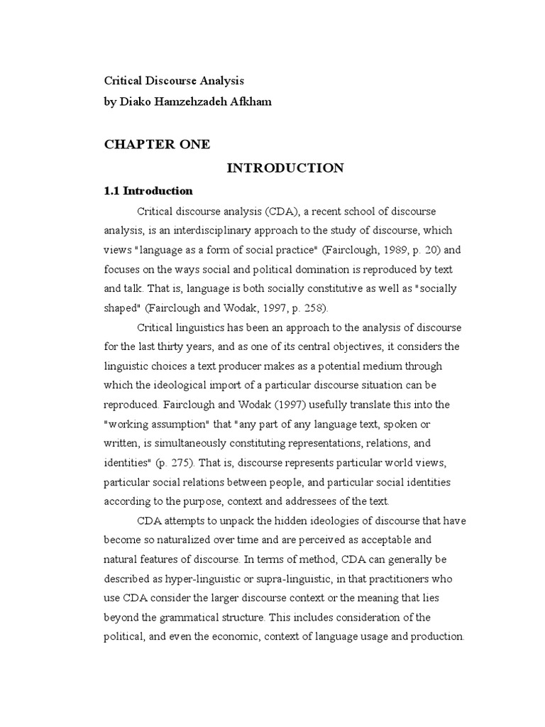 Critcal essays
