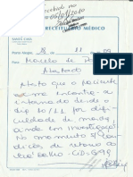 Laudo Santa Casa 2009 Neurologista