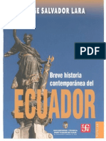 Breve Historia Contemporanea Del Ecuador