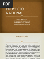 Proyecto Nacional Exposicion