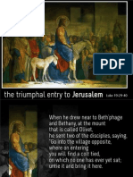 Entry To Jerusalem
