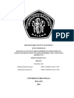 Pemanfaatan Kulit Jeruk Keprok Dan Serai Sebagai Bahan Dasar Mat Obat Nyamuk Elektrik Yang Aman Bagi Kesehatan PDF