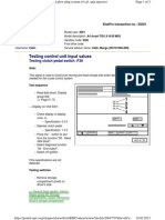 Testing Control Unit Input Values: Testing Clutch Pedal Switch - F36