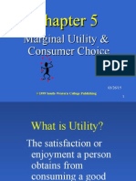 Marginal Utility & Consumer Choice
