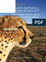 Accenture Reduccion Significativa y Sostenible de Costes TI