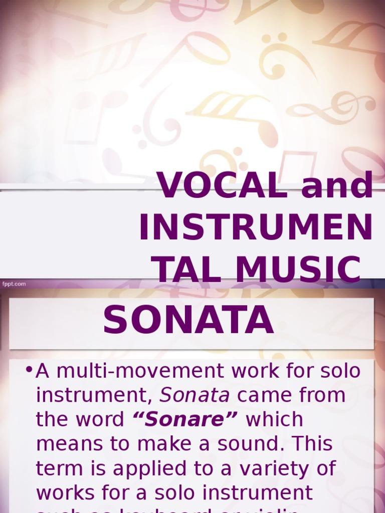Multi-Movement Works for Solo Instruments | PDF