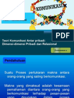 Pertemuan 2 Teori Komunikasi