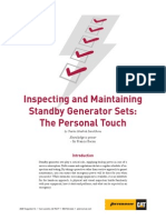 Inspecting and Maintaining Standby Generator Sets: The Personal Touch