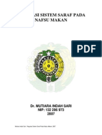 Regulasi Sistem Saraf Pada Nafsu Makan: Dr. Mutiara Indah Sari NIP: 132 296 973 2007