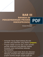 Sistem Mikroprosesor I BAB III - 0