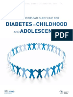 Diabetes in Childhood and Adolescence Guidelines 2011