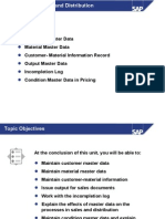 SAP SD - Part 2 Master Data in SD
