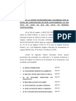 Acta Constitución Ayuntamiento de Leganés 2011-2015. ULEG Se Votó A Sí Mismo