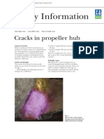 Cracks in Propeller Hub