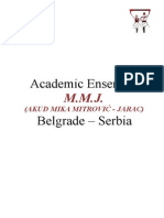 Academic Ensemble Belgrade - Serbia: (Akud Mika Mitrović - Jarac)