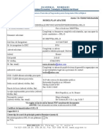 Model Plan de Afaceri - SRL-D