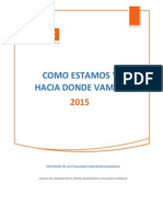 Informe de Actualidad Macroeconomica 2014 y Proyecciones 2015