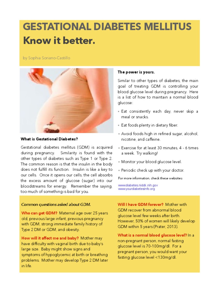 Understanding Gestational Diabetes Management | PDF