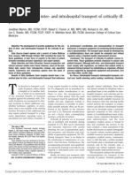 Download Guidelines for the inter- and intrahospital transport of critically ill patients by asupicu SN26001308 doc pdf
