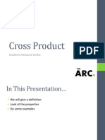 Cross Product Workshop