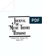 Journal of Music Theory Pedagogy
