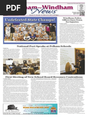 Pelham Windham News 3 27 2015 Physical Therapy Easter