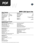 Ficha Técnica BMW 328i Sport Line