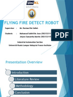 Flying Fire Detection Robot