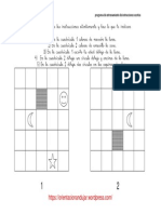 Programa de Entrenamiento de Instrucciones Escritas Con Dos Cuadriculas Fichas 1 5