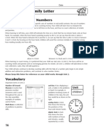 Unit 2: Family Letter: Everyday Uses of Numbers