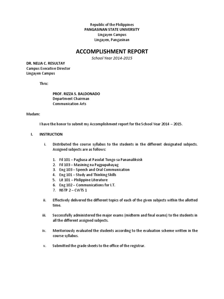 Report SY 20142015 PDF Sports Leisure