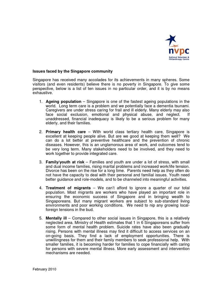 Challenges in Community | PDF | Singapore | World Politics