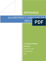 Antologia de Algoritmos y Lenguajes de Programación 24feb